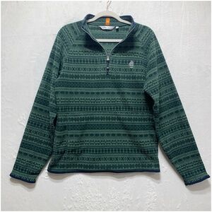 Peter Millar Thermal Flow Fair Isle Microfleece Half-Zip Atlanta Athletic Club M